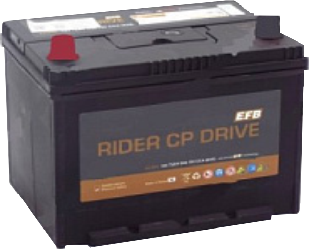 Аккумулятор RIDER EFB Азия ECQ85R 70 Ah о.п. старт.ток 730 А корпус D23 ECQ85D23R