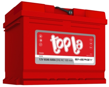 Аккумулятор легковой Topla Energy 60 а/ч 600А Обратная полярность
