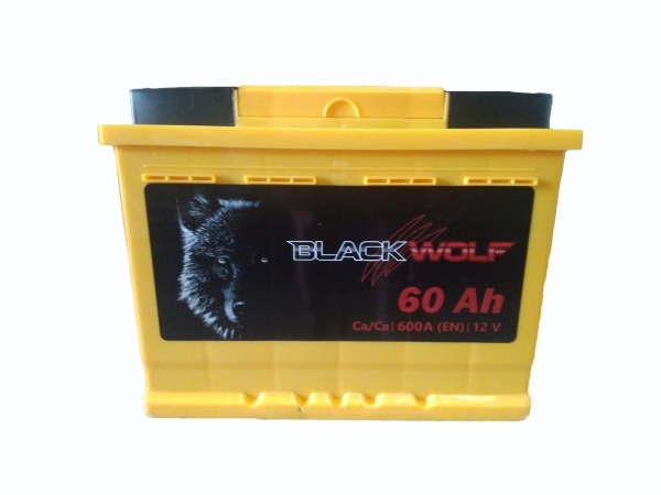 Батарея аккумуляторная BLACKWOLF 60А/ч 600А обратная полярн. стандартные (Европа) клеммы
