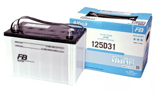 Батарея аккумуляторная FURUKAWA 125D31R 90А/ч 820А 12В прямая полярн выносные (Азия) клеммы