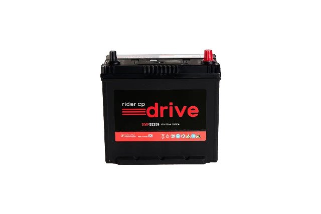 Аккумулятор, RIDER, 50 Ah, азия, тонкие клеммы, обратная полярность