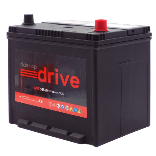 Аккумулятор Rider CP Drive 80D23L (56520) оп 65 Ач 670 А 231х172х220 борт SMF [D23]