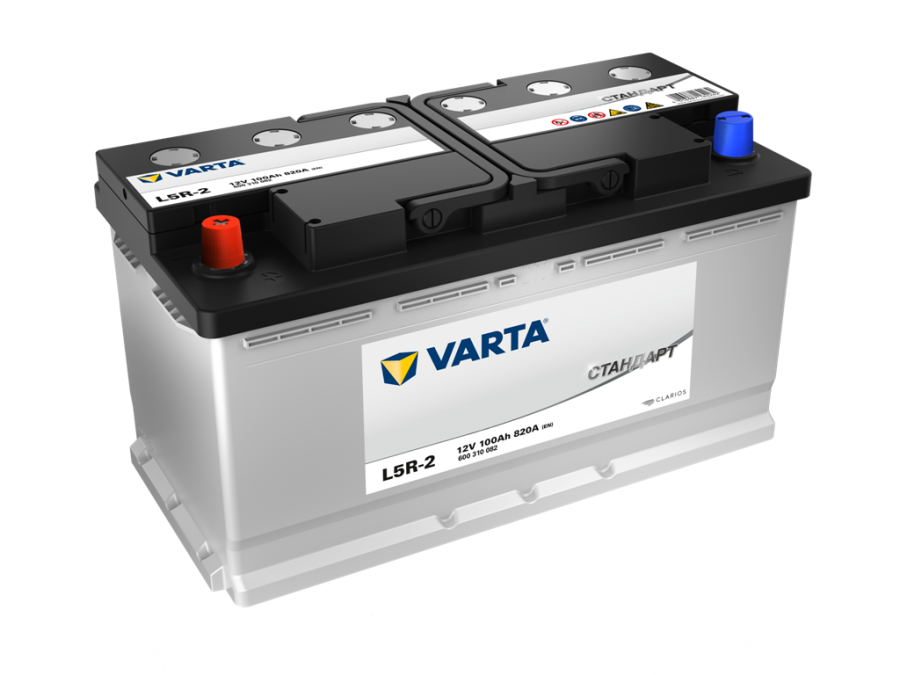 Батарея аккумуляторная Varta 600310082 100А/ч 820А прямая полярн. стандартные (Европа) клеммы