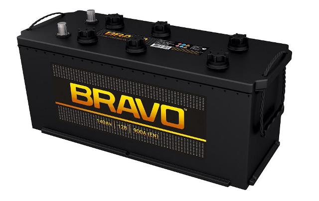 Аккумулятор BRAVO Euro 6СТ-140L оп 140 Ач 890 А 513х189х215 конус [D4(Тип A)]