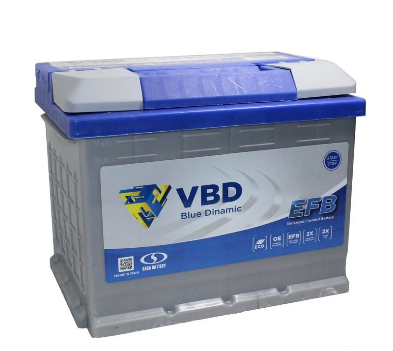 Аккумулятор VBD EFB 6СТ-65 А/ч о.п. [д242ш175в190/700А]