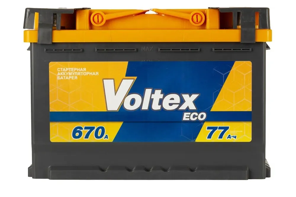 Аккумулятор VOLTEX Eco 77Ah 670A обратная полярность 278х175х190