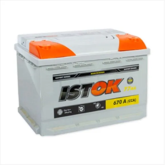 Аккумулятор ИСТОК 77Ач 670А, обратная полярность