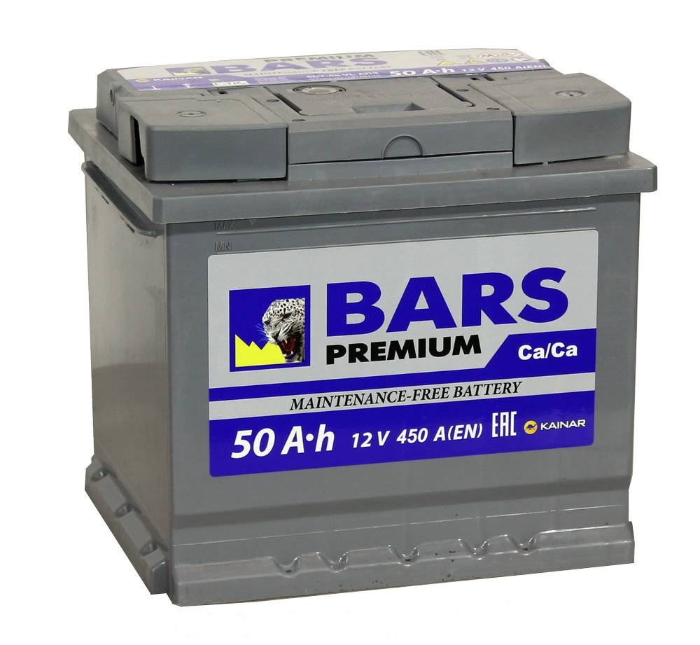 Аккумулятор BARS PREMIUM 50 о.п. куб